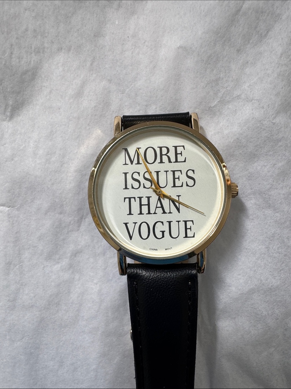 More issues than Vogue women’s watch